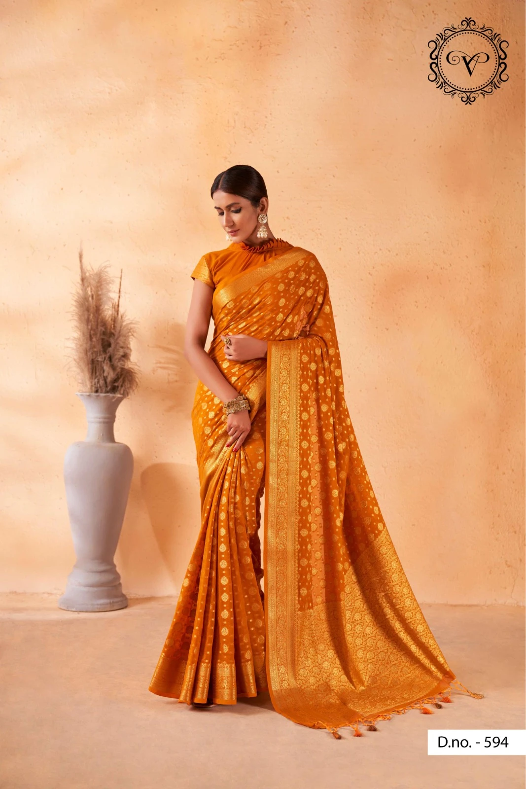 Sumshy 1043 Navya Silk Georgette Saree Collection